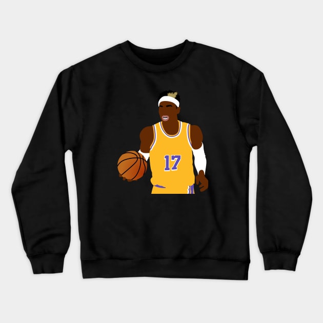 Dennis Schroder Lakers Crewneck Sweatshirt by sofjac